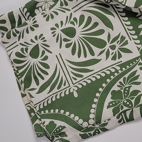 PETAL & PUP PRINTED WIDE LEG PANTS GREEN WHITE SZ XS - Picture 5 of 9